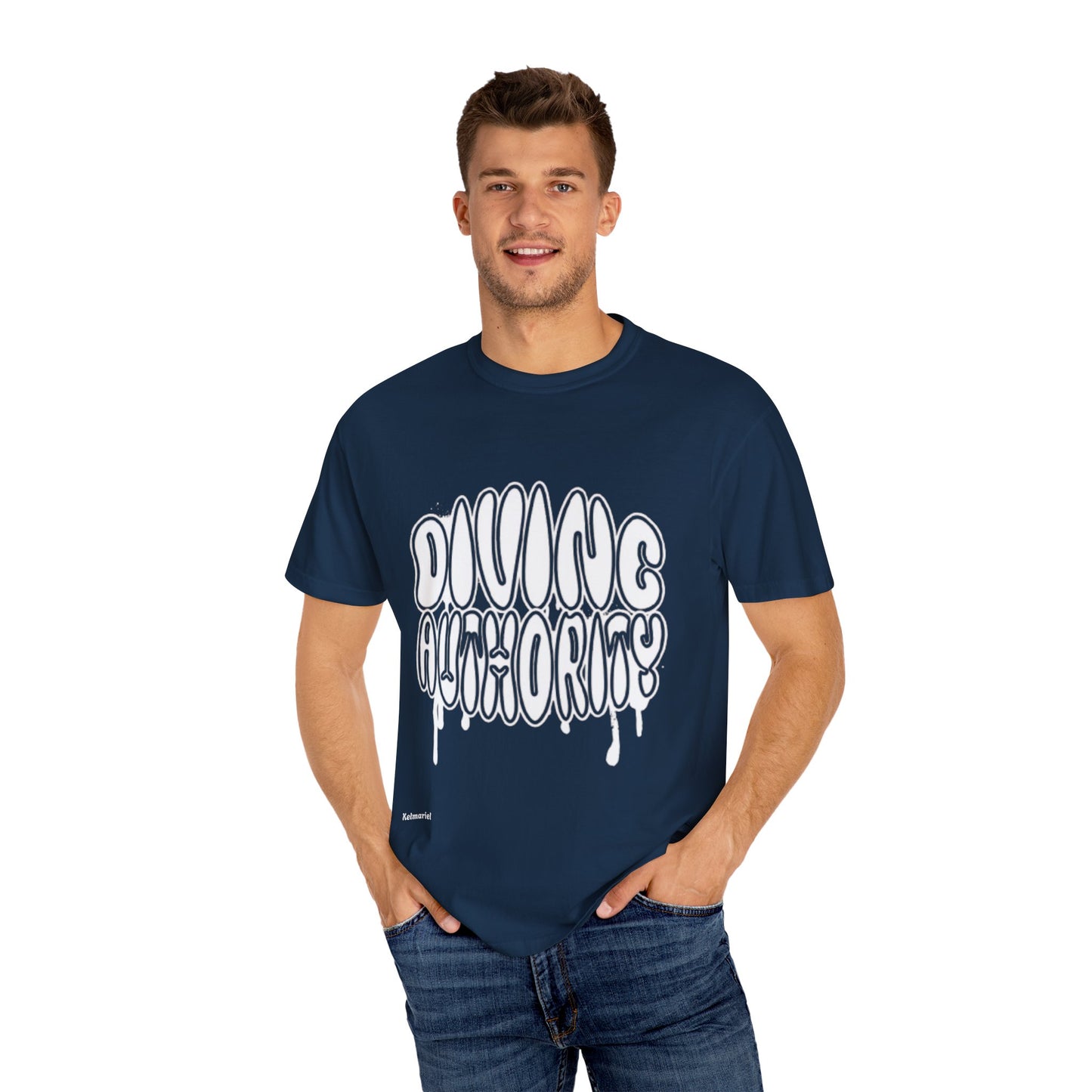 Divine Authority Vintage T-Shirt, Unisex Graphic Tee, Christian Apparel, Religious Gift, Inspirational Wear, Casual Style