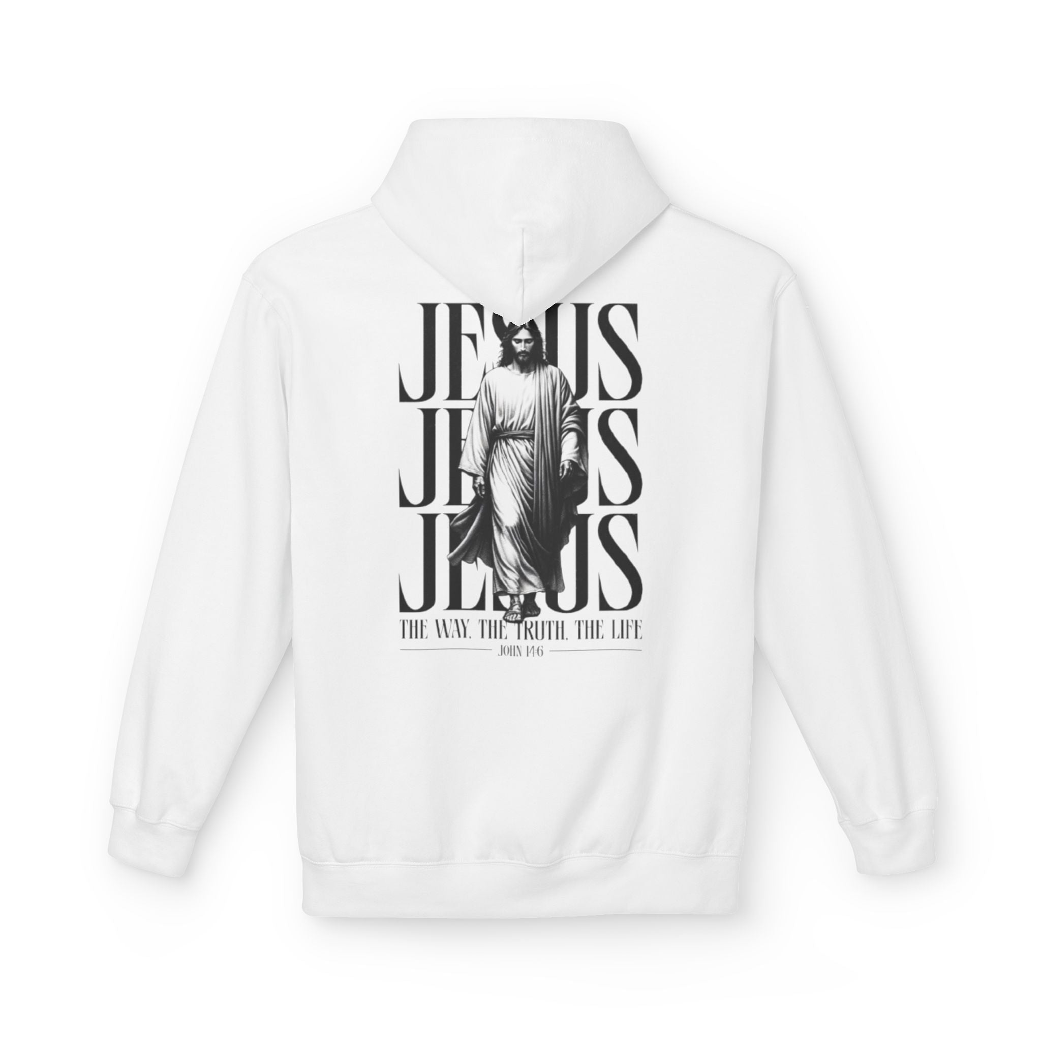 Jesus Is King Crown Hoodie | Unisex Hooded Sweatshirt for Faith, Christian Gifts, Church Wear, Inspirational Apparel