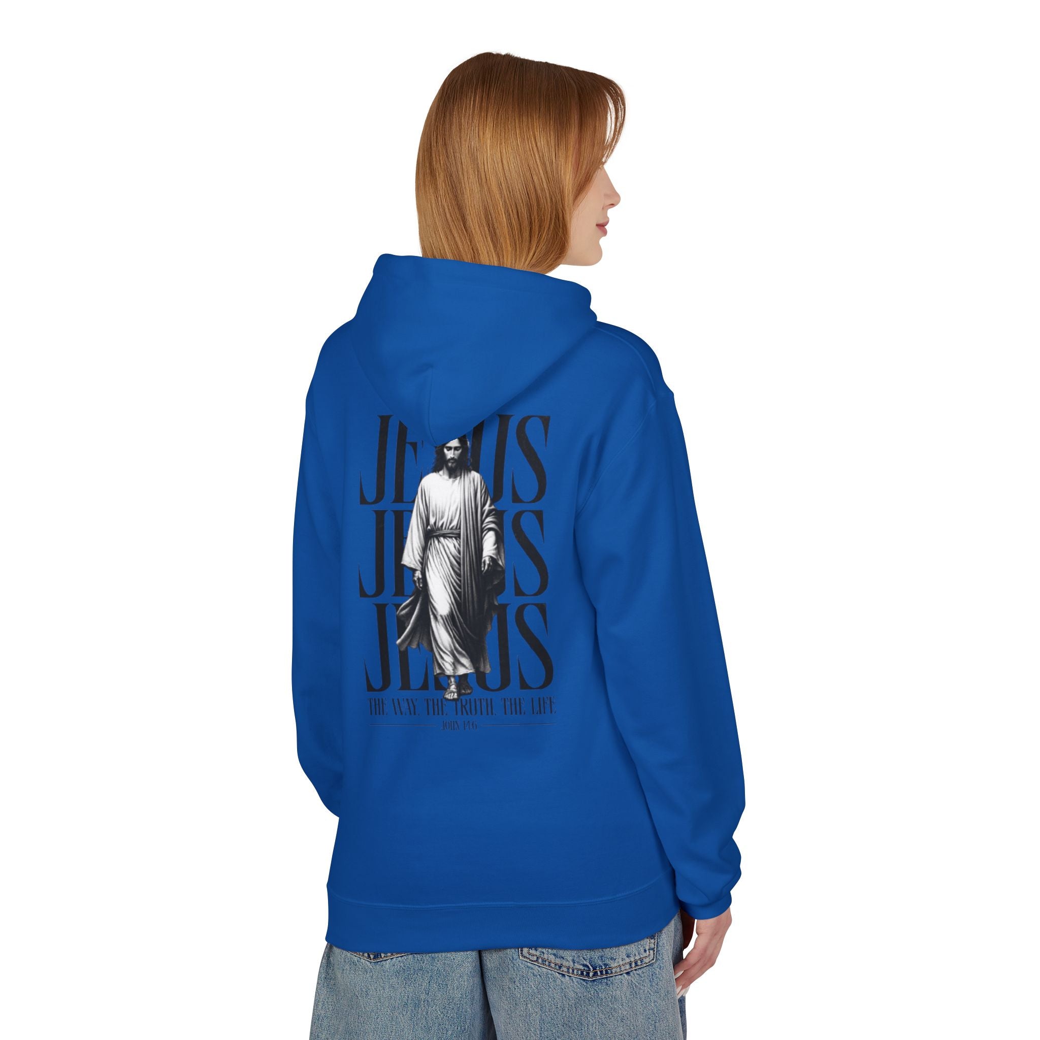 Jesus Is King Crown Hoodie | Unisex Hooded Sweatshirt for Faith, Christian Gifts, Church Wear, Inspirational Apparel