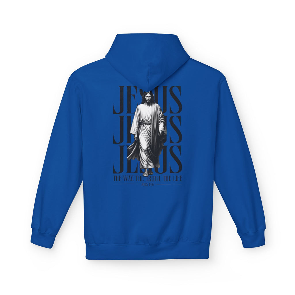 Jesus Is King Crown Hoodie | Unisex Hooded Sweatshirt for Faith, Christian Gifts, Church Wear, Inspirational Apparel