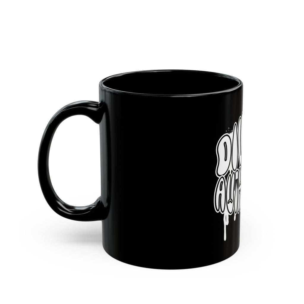 Divine Authority Black Mug | Unique Coffee Cup for Creative Souls, Inspirational Gift, Art Lover's Mug, Stylish Drinkware, 11oz or 15oz
