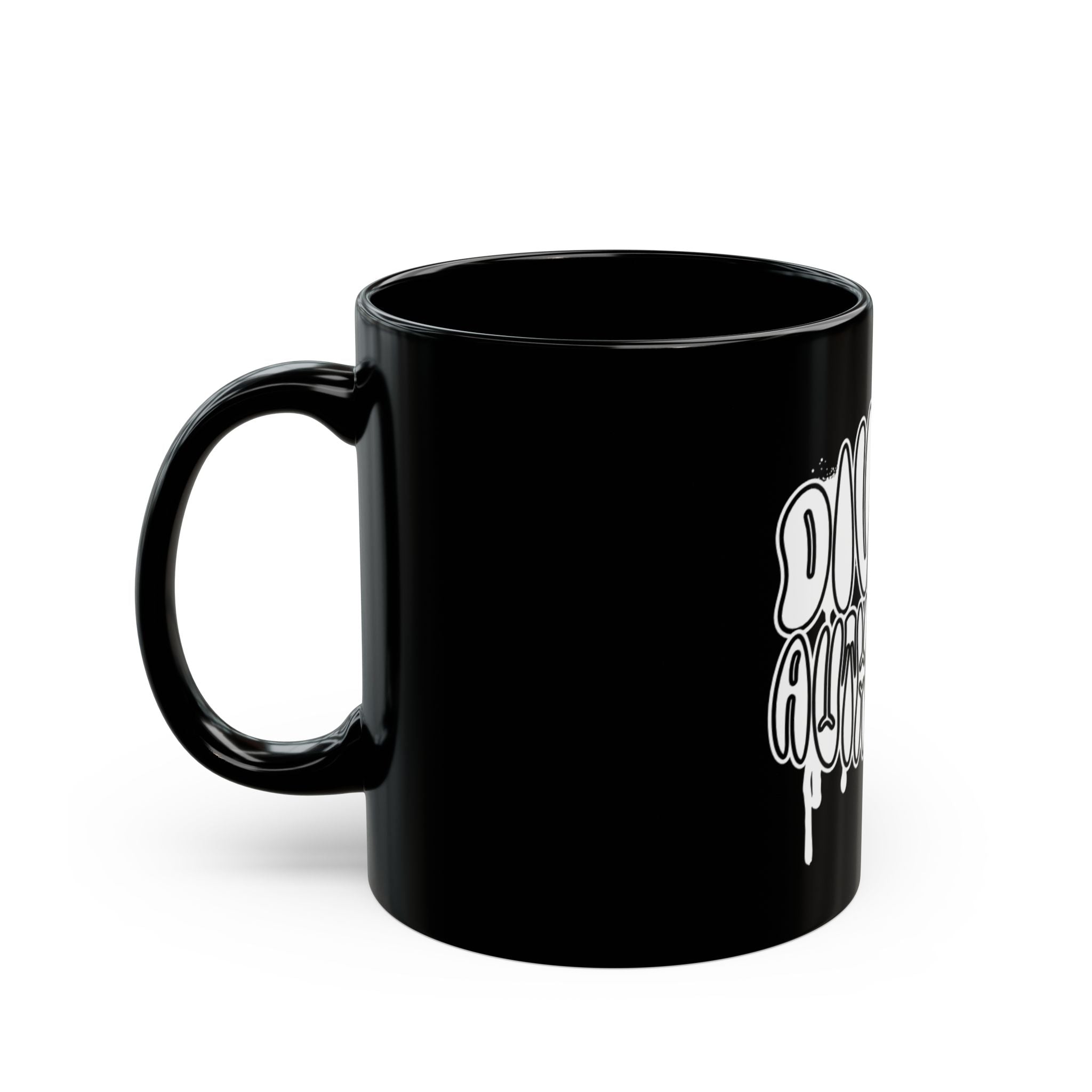 Divine Authority Black Mug | Unique Coffee Cup for Creative Souls, Inspirational Gift, Art Lover's Mug, Stylish Drinkware, 11oz or 15oz