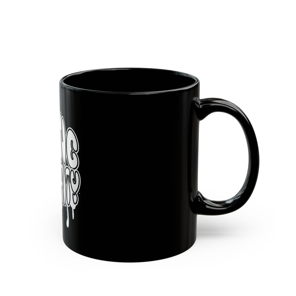 Divine Authority Black Mug | Unique Coffee Cup for Creative Souls, Inspirational Gift, Art Lover's Mug, Stylish Drinkware, 11oz or 15oz